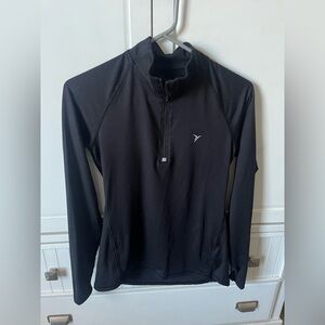 Old Navy Black Quarter-Zip Pullover